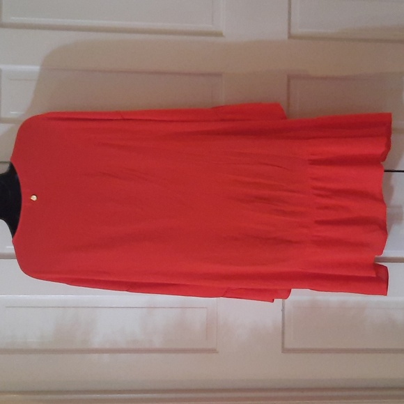 Crown & Ivy Tunic Dress - Woman's Red Dress Size Large - Picture 3 of 12